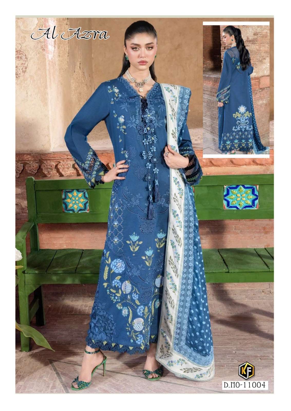 KEVAL FAB AL AZRA VOL-11 Cotton Printed Unstitched Pakistani Suit