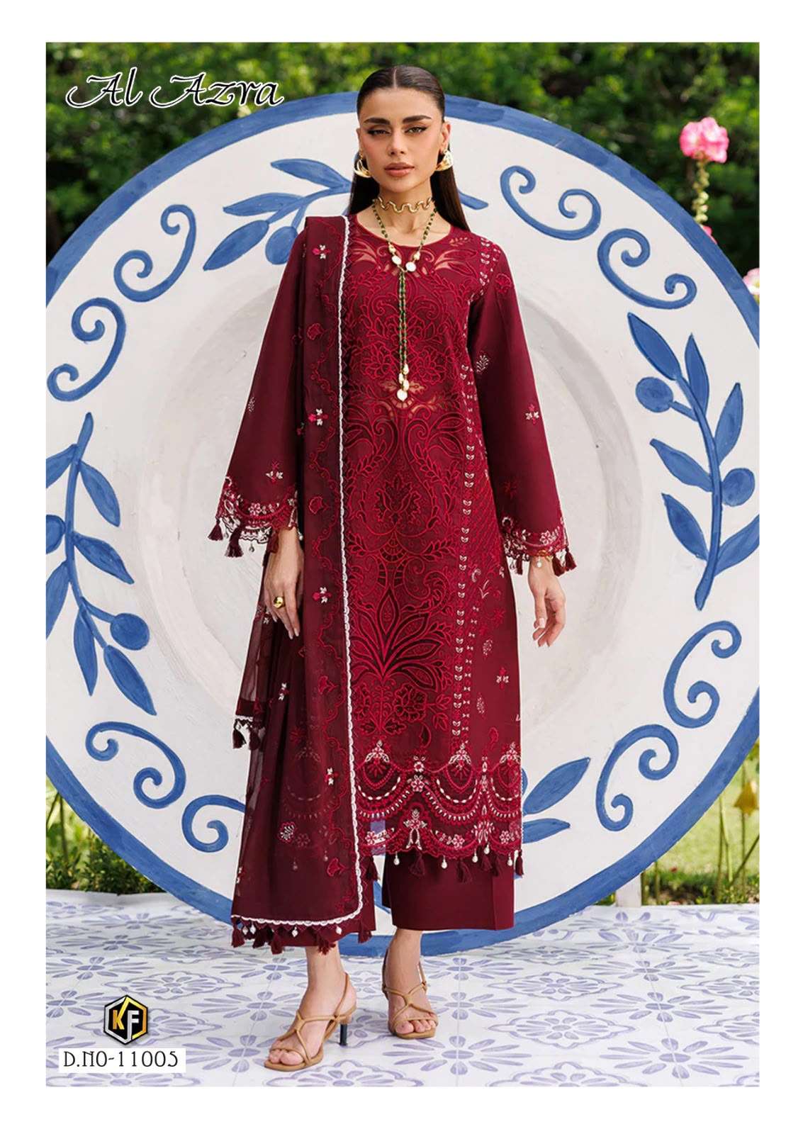 KEVAL FAB AL AZRA VOL-11 Cotton Printed Unstitched Pakistani Suit