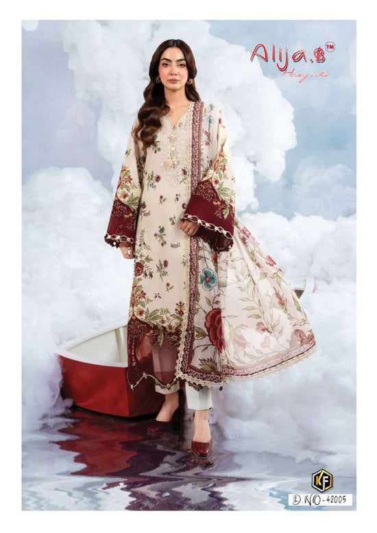 KEVAL FAB ALIJA B VOL-42 Cotton Printed Pakistani Suit