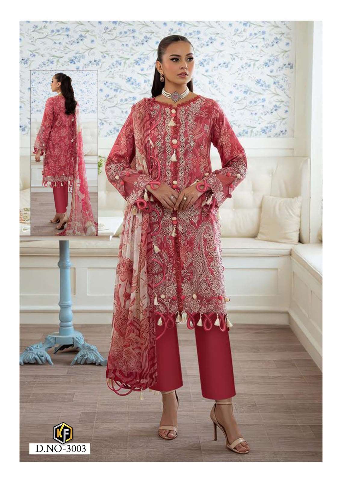 KEVAL FAB DASTAK VOL-3 Cotton Unstitched Pakistani Suit