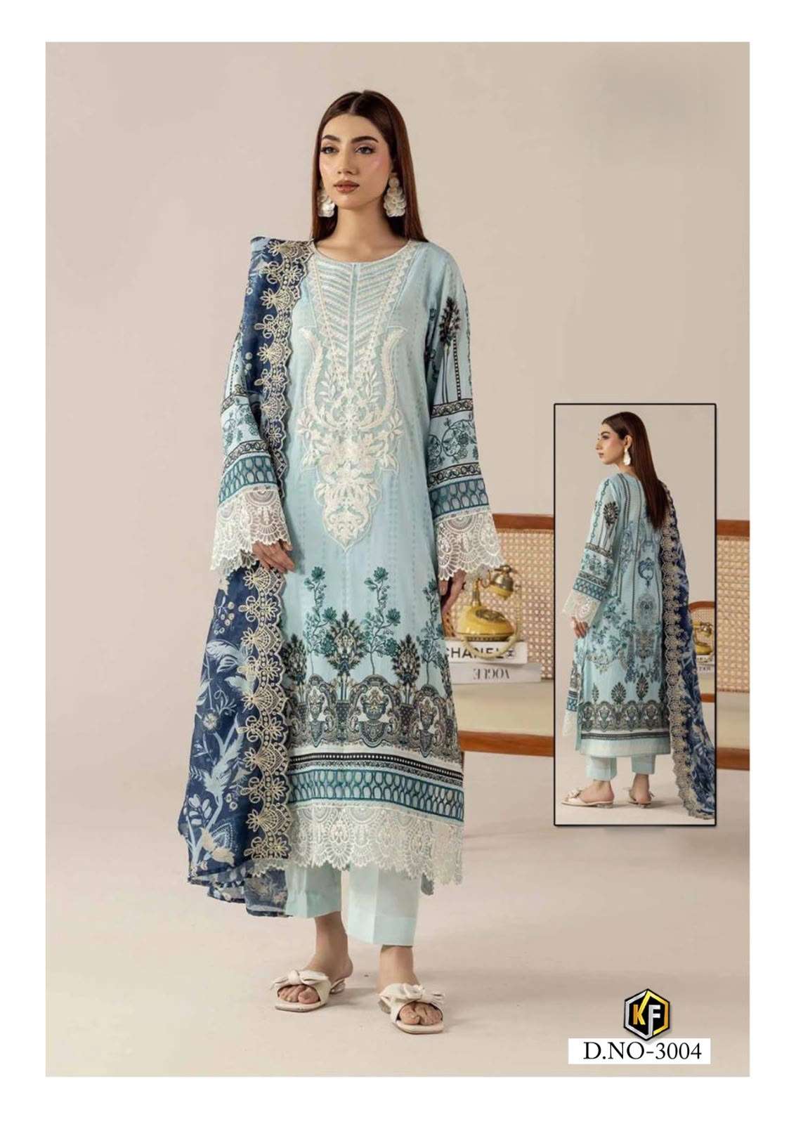 KEVAL FAB DASTAK VOL-3 Cotton Unstitched Pakistani Suit