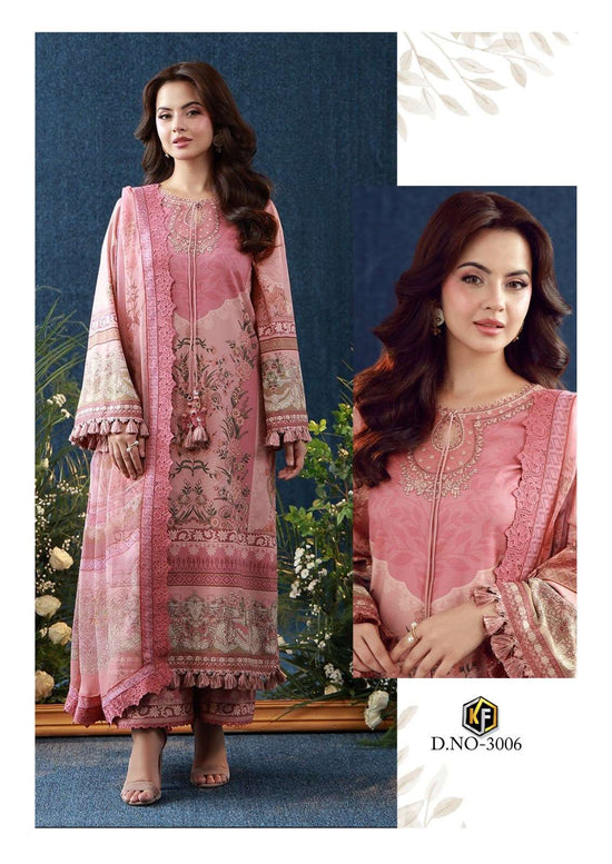 KEVAL FAB DASTAK VOL-3 Cotton Unstitched Pakistani Suit