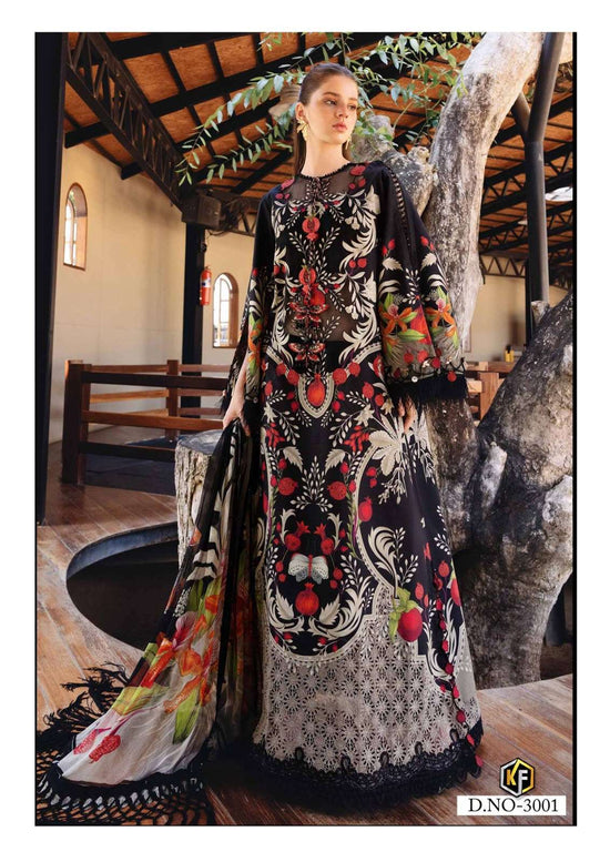 KEVAL FAB DASTAK VOL-3 Cotton Unstitched Pakistani Suit