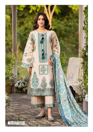 KEVAL FAB DASTAK VOL-3 Cotton Unstitched Pakistani Suit - Amrah Wholesale