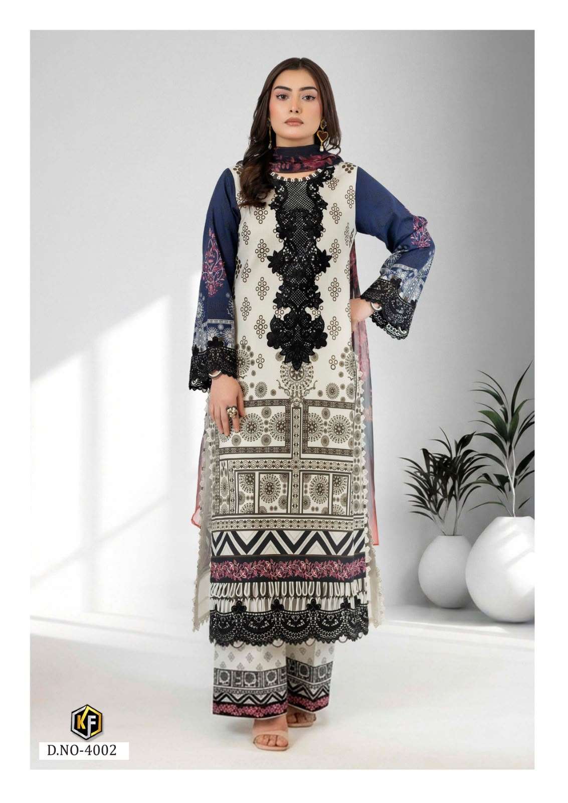 KEVAL FAB ELAYA VOL-4 Lawn Cotton Unstitched Pakistani Suit