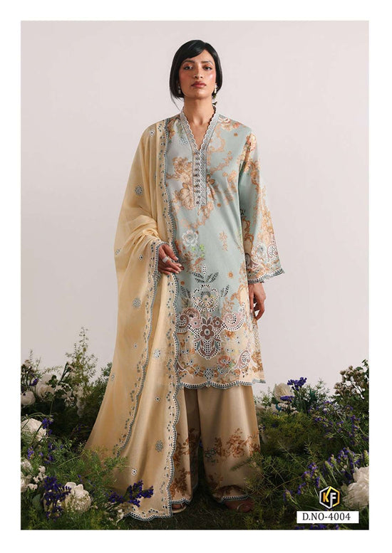 KEVAL FAB ELAYA VOL-4 Lawn Cotton Unstitched Pakistani Suit