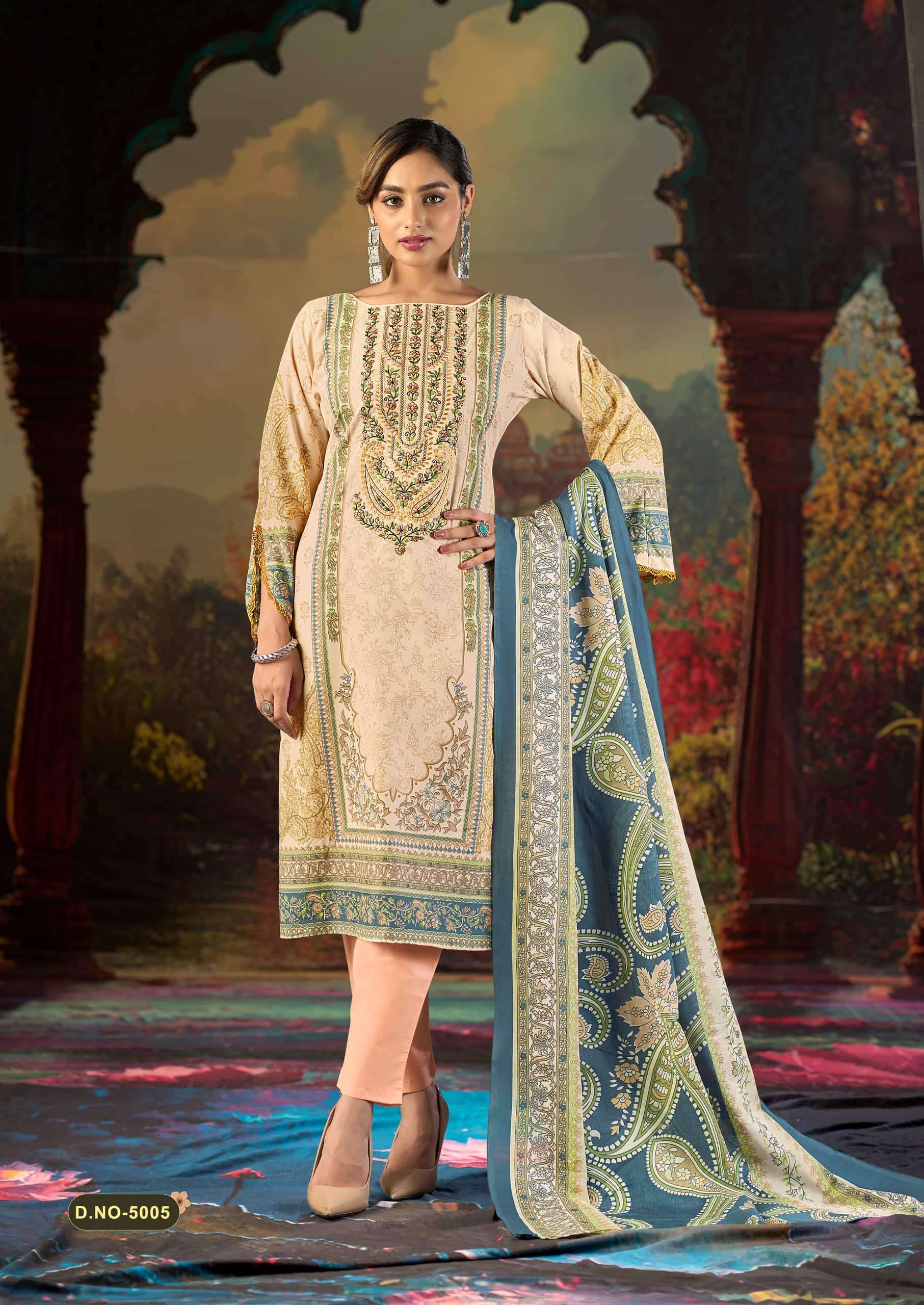 Keval Fab Jazmin Vol - 5 Pakistani Suit - Amrah Wholesale
