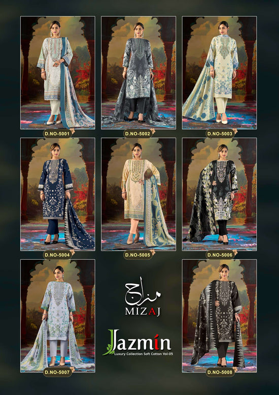 Keval Fab Jazmin Vol - 5 Pakistani Suit - Amrah Wholesale
