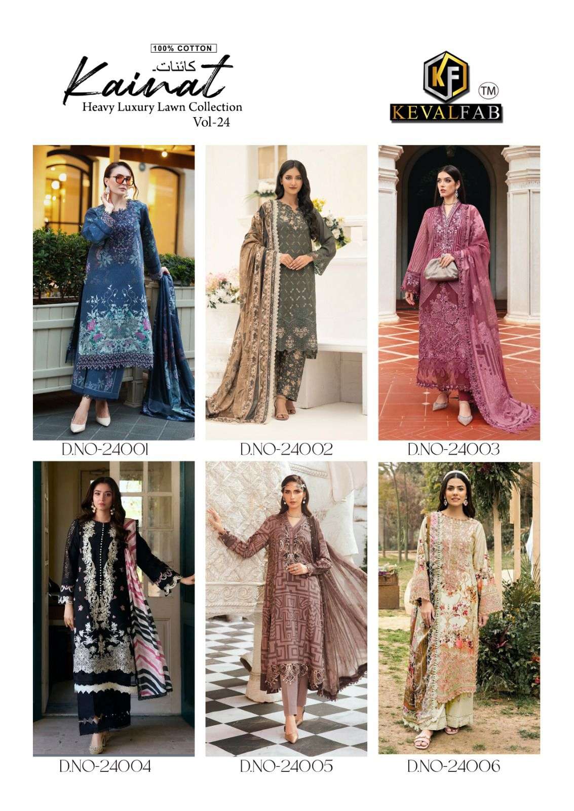 KEVAL FAB KAINAT VOL-24 Cotton Printed Salwar Suit Set
