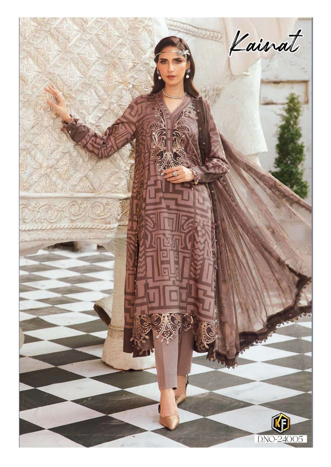KEVAL FAB KAINAT VOL-24 Cotton Printed Salwar Suit Set