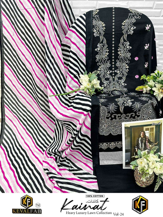 KEVAL FAB KAINAT VOL-24 Cotton Printed Salwar Suit Set