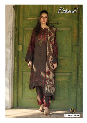 KEVAL FAB KAINAT VOL-25 Cotton Printed Unstitched Pakistani Suit - Amrah Wholesale