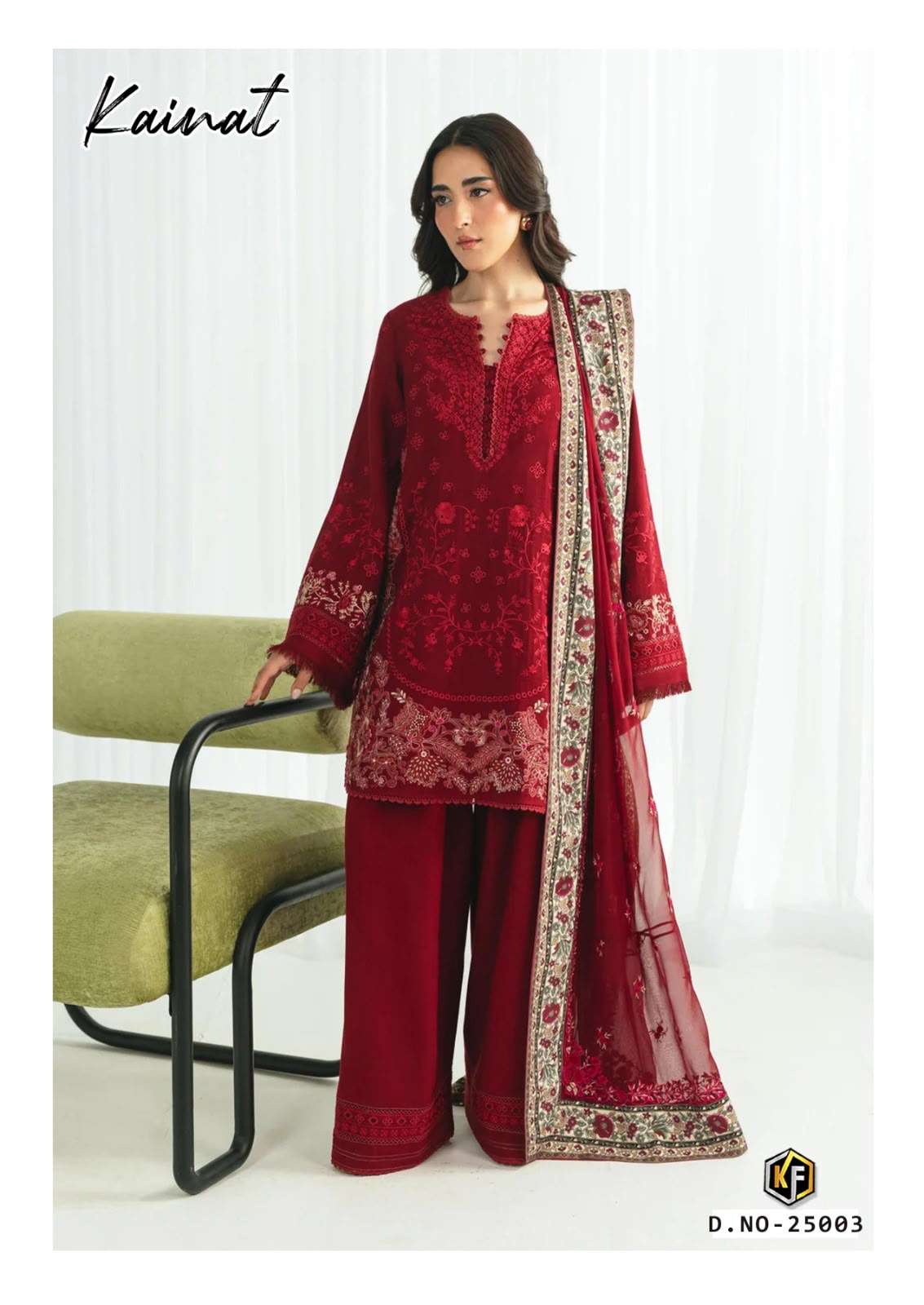 KEVAL FAB KAINAT VOL-25 Cotton Printed Unstitched Pakistani Suit - Amrah Wholesale