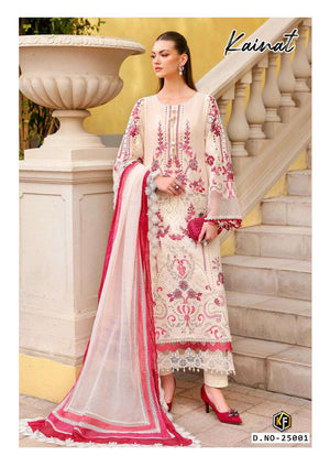 KEVAL FAB KAINAT VOL-25 Cotton Printed Unstitched Pakistani Suit - Amrah Wholesale