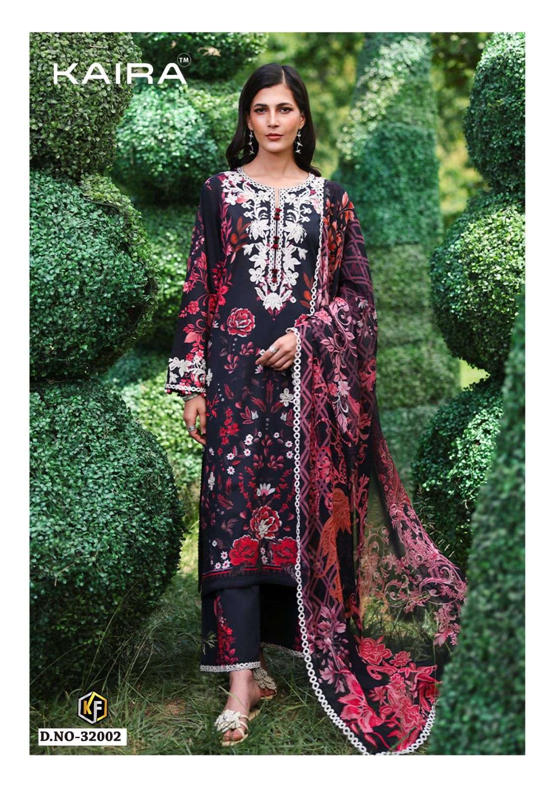 Keval Fab Kaira Vol 32 Lawn Cotton Printed Pakistani Suit - Amrah Wholesale
