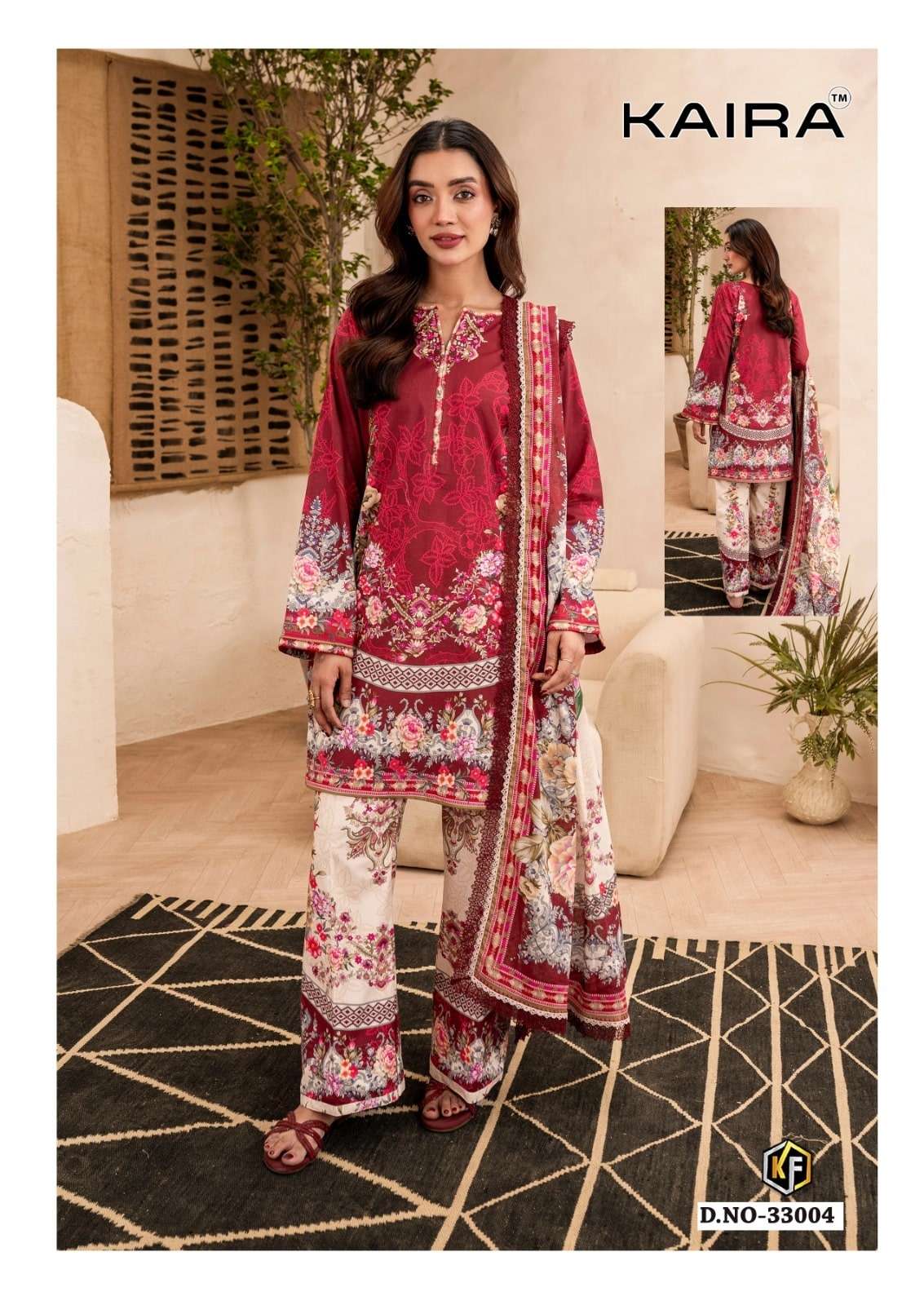 KEVAL FAB KAIRA VOL-33 Cotton Printed Unstitched Pakistani Suit