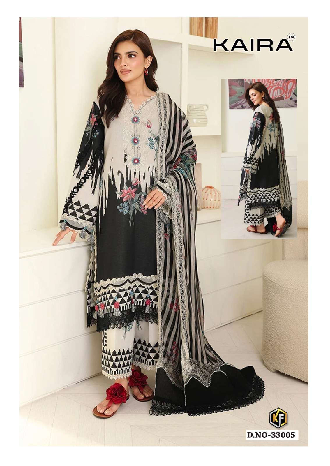 KEVAL FAB KAIRA VOL-33 Cotton Printed Unstitched Pakistani Suit