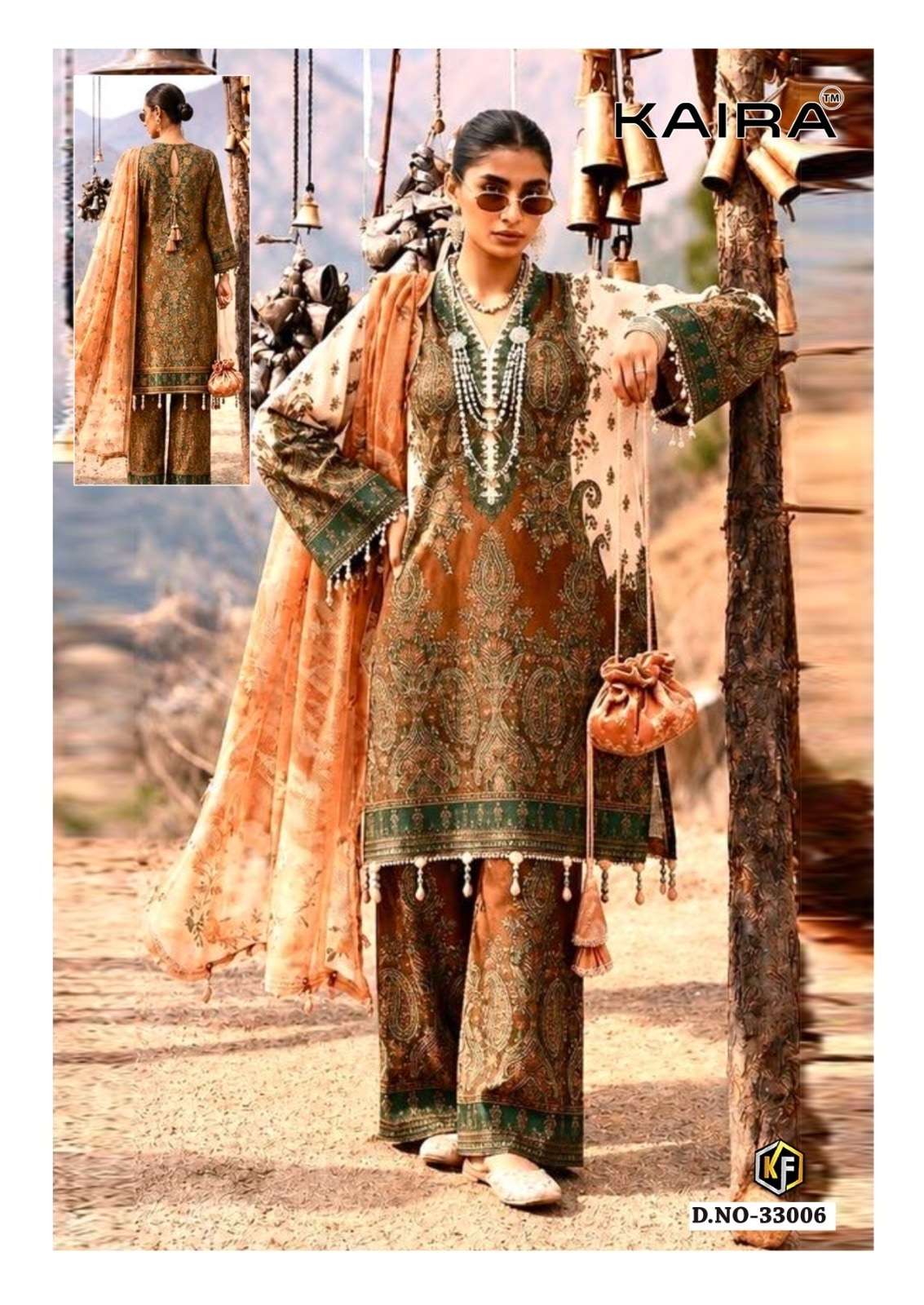 KEVAL FAB KAIRA VOL-33 Cotton Printed Unstitched Pakistani Suit