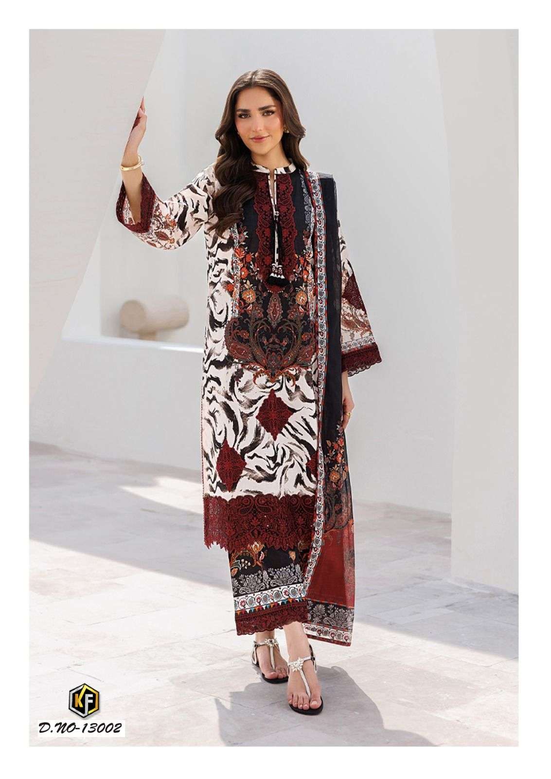 Keval Fab Kaneez Vol - 13 Lawn Cotton Pakistani Suit - Amrah Wholesale