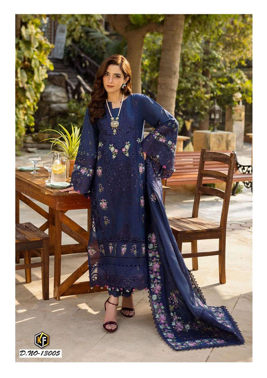 Keval Fab Kaneez Vol - 13 Lawn Cotton Pakistani Suit - Amrah Wholesale