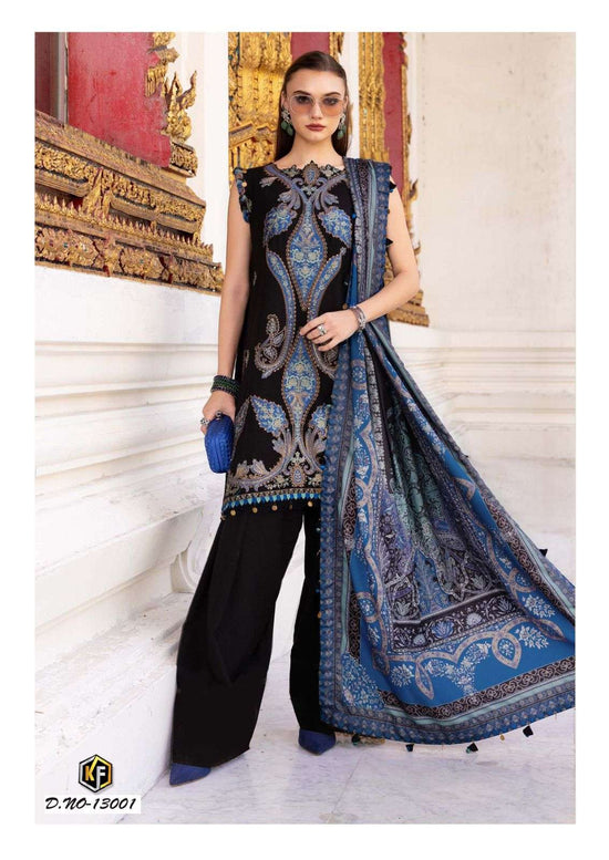 Keval Fab Kaneez Vol - 13 Lawn Cotton Pakistani Suit - Amrah Wholesale