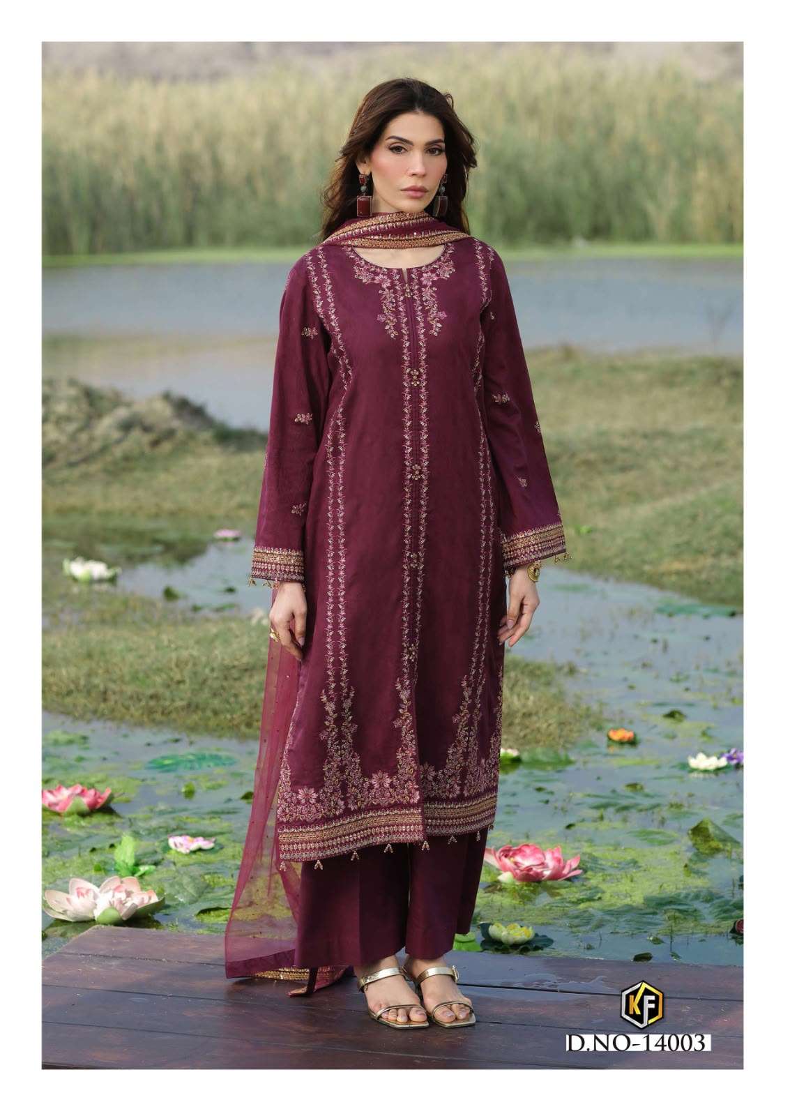 Keval Fab Kaneez Vol-14 Lawn Cotton Printed Unstitched Pakistani Suit