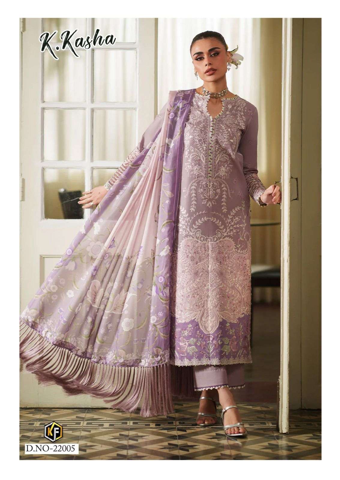 Keval Fab K.Kasha Vol - 22 Cotton Pakistani Suit - Amrah Wholesale