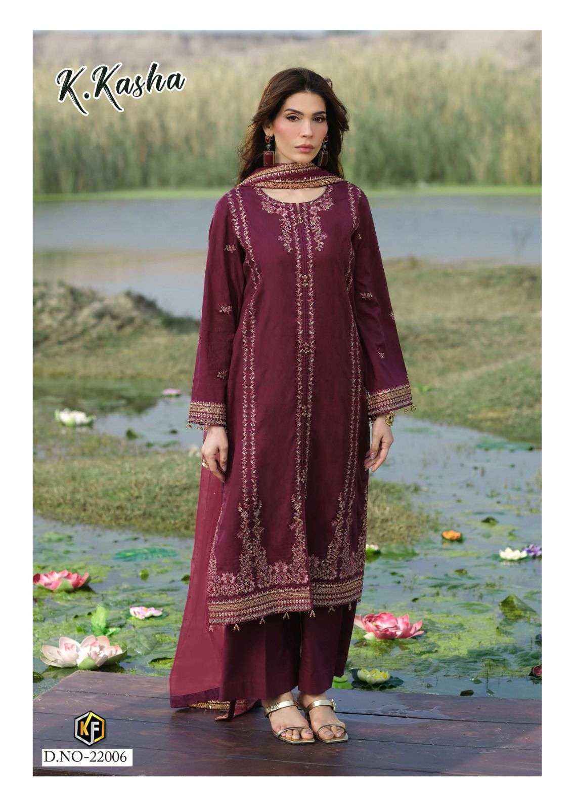 Keval Fab K.Kasha Vol - 22 Cotton Pakistani Suit - Amrah Wholesale