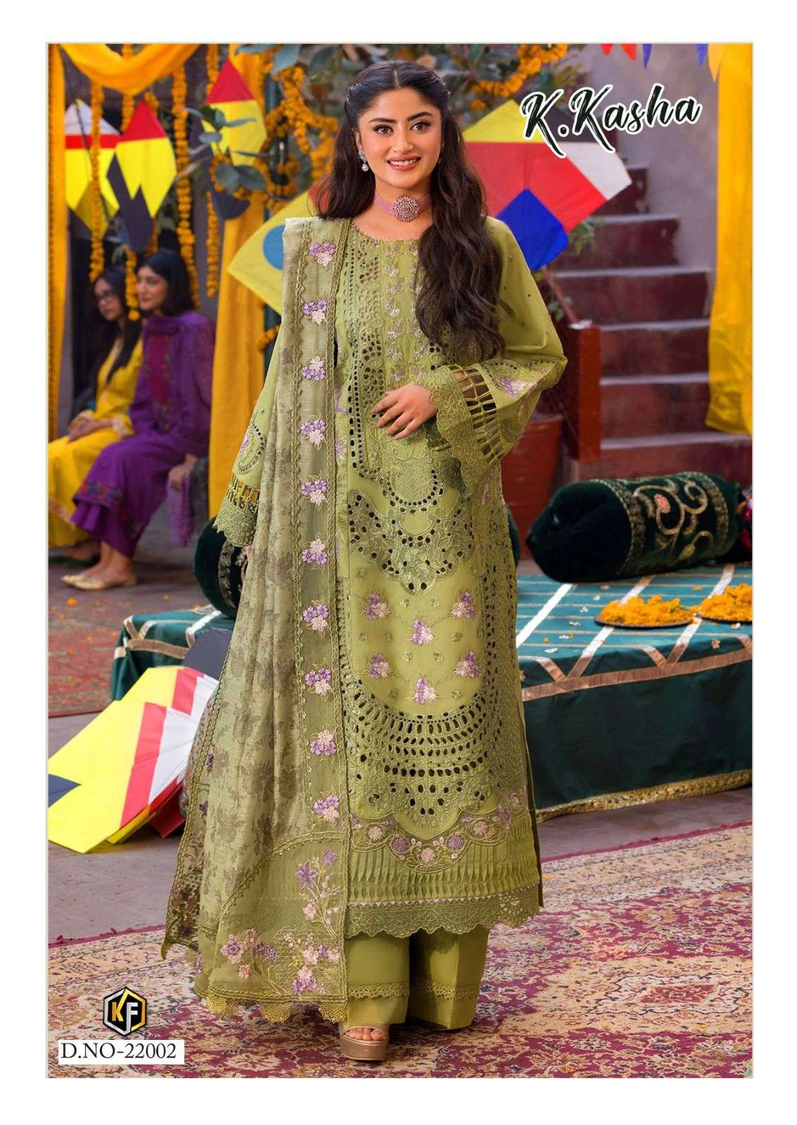 Keval Fab K.Kasha Vol - 22 Cotton Pakistani Suit - Amrah Wholesale