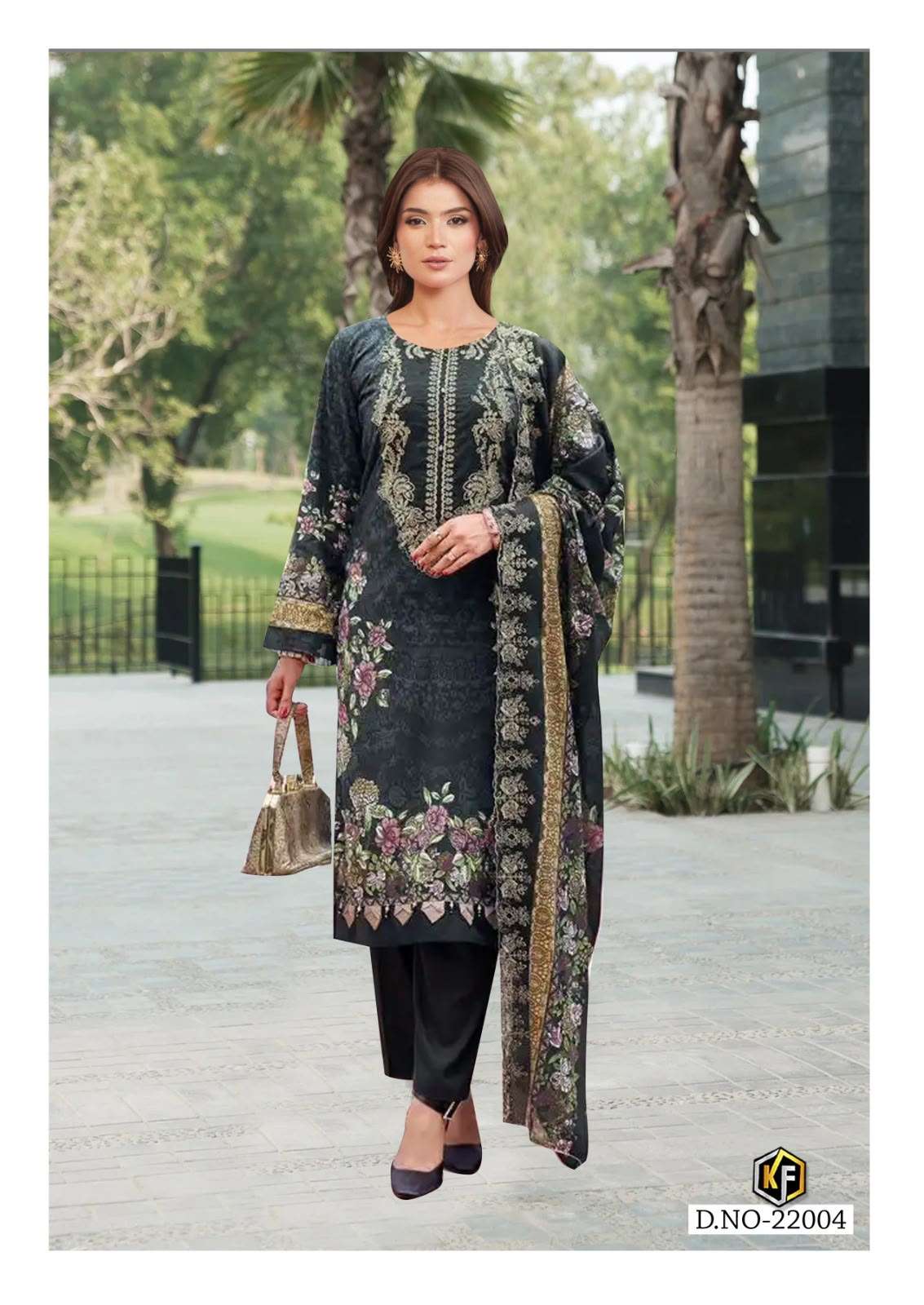 Keval Fab Maryum And Maria Vol-22 2201 To 2206 Cotton Printed Pakistani Suit - Amrah Wholesale