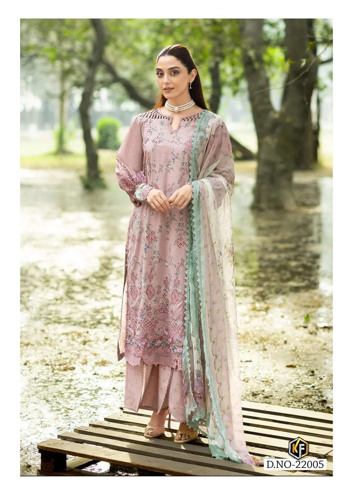 Keval Fab Maryum And Maria Vol-22 2201 To 2206 Cotton Printed Pakistani Suit - Amrah Wholesale