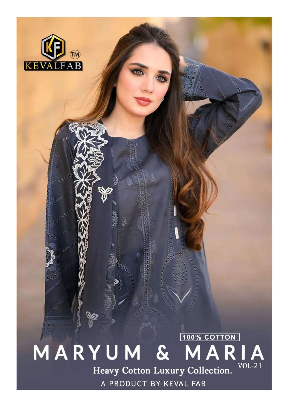 Keval Fab Maryum And Maria Vol 20 Heavy Cotton Dress Material