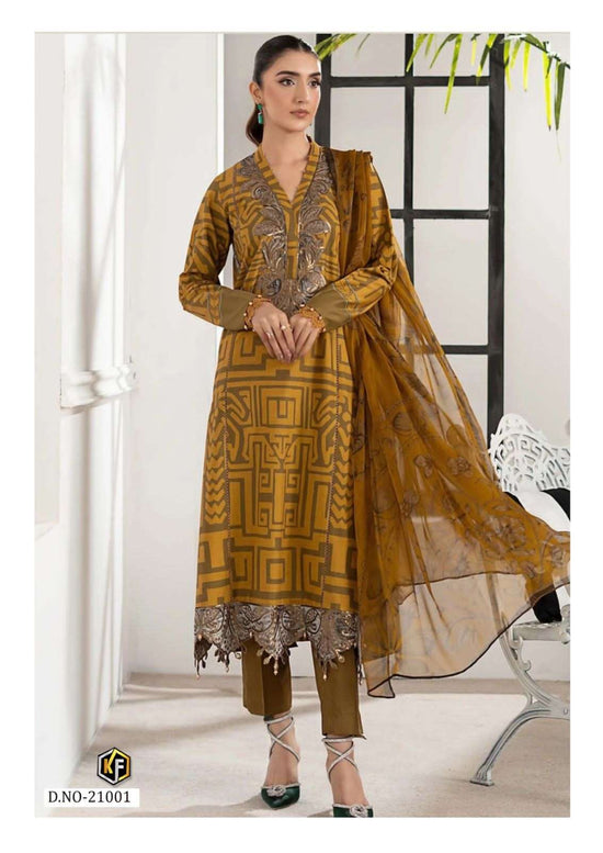 Keval Fab Maryum And Maria Vol 20 Heavy Cotton Dress Material