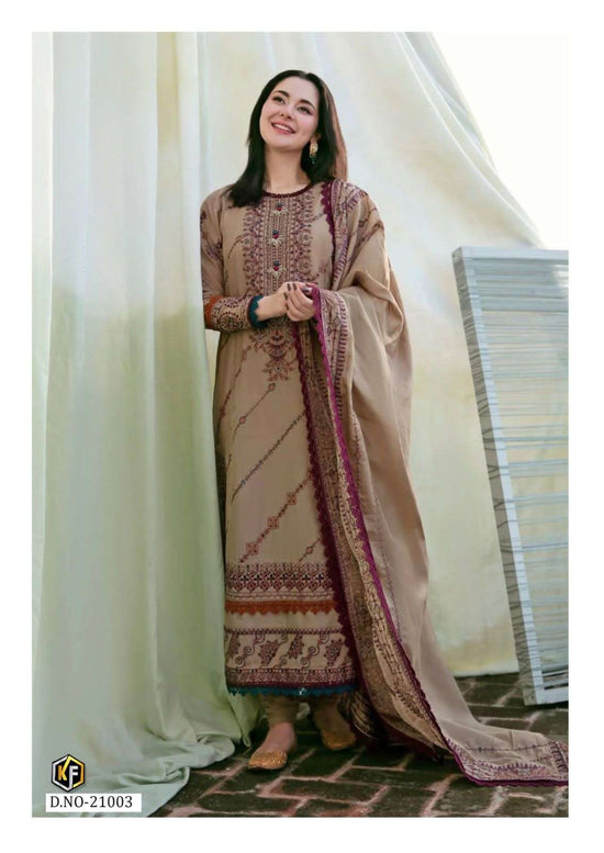 Keval Fab Maryum And Maria Vol 20 Heavy Cotton Dress Material