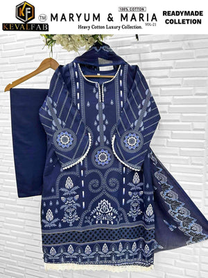 KEVAL FAB MARYUM & MARIA VOL-21 Cotton Pakistani Suit Set - Amrah Wholesale