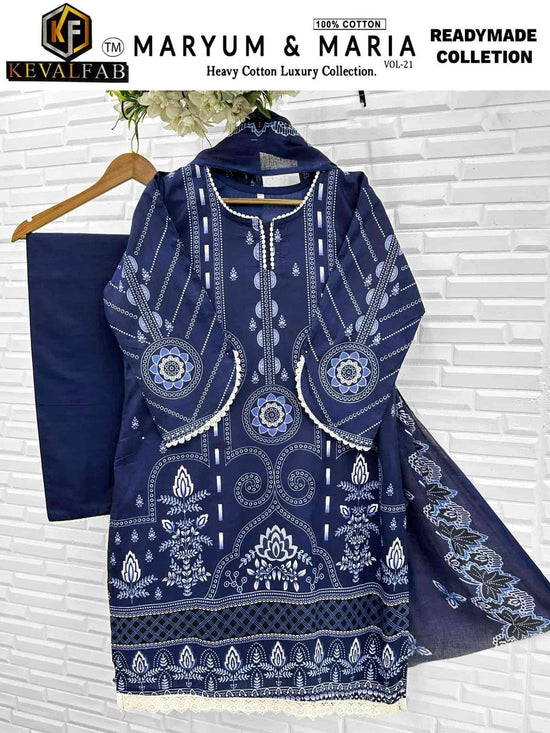 KEVAL FAB MARYUM & MARIA VOL-21 Cotton Pakistani Suit Set