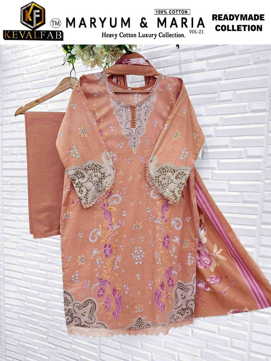KEVAL FAB MARYUM & MARIA VOL-21 Cotton Pakistani Suit Set