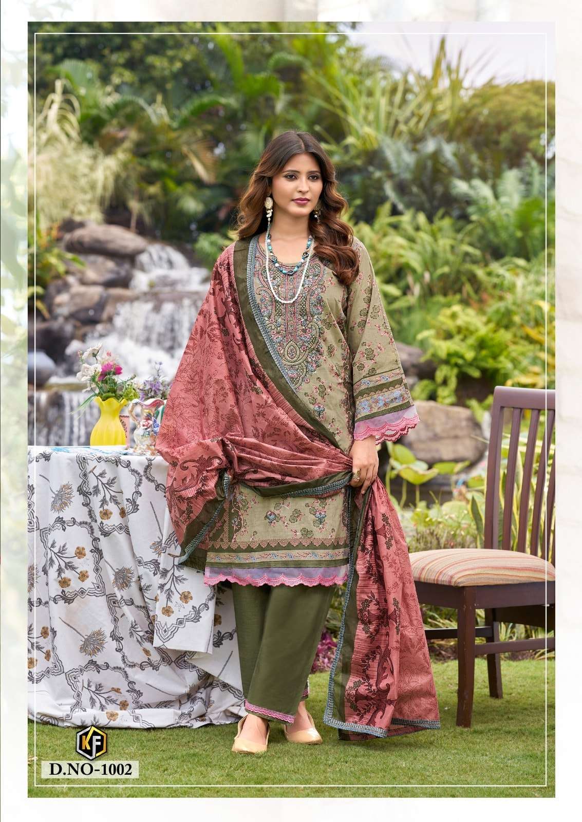 Keval Fab Naznin Cotton Printed Dress Material