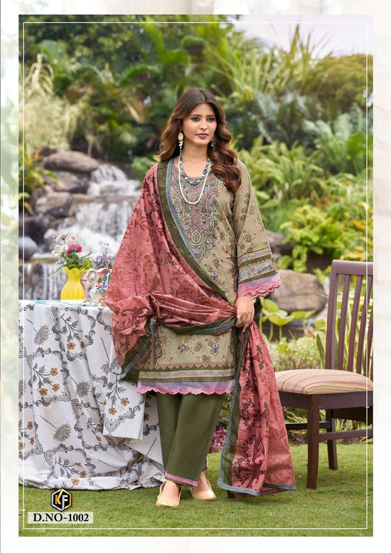 Keval Fab Naznin Cotton Printed Dress Material