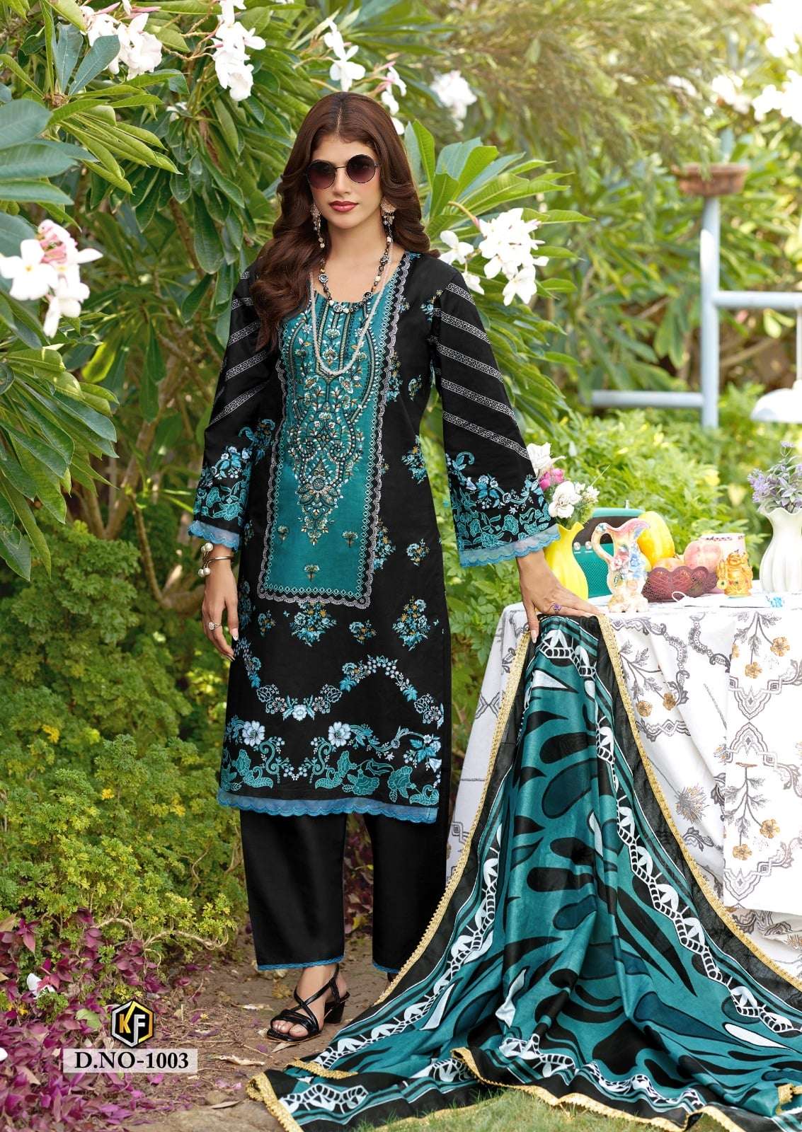 Keval Fab Naznin Cotton Printed Dress Material
