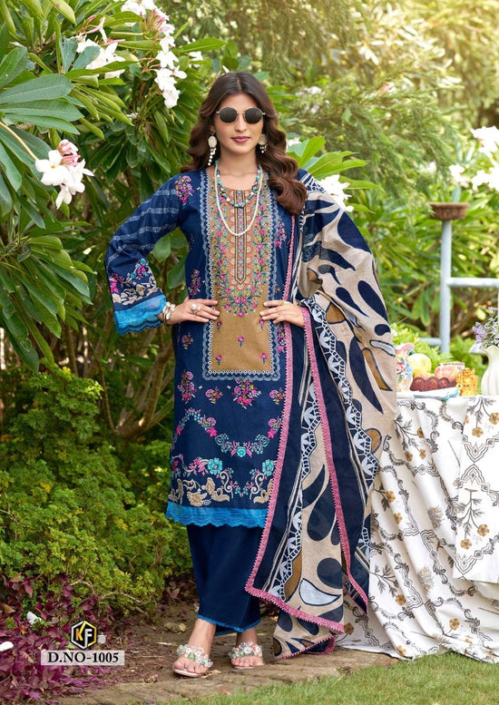 Keval Fab Naznin Cotton Printed Dress Material