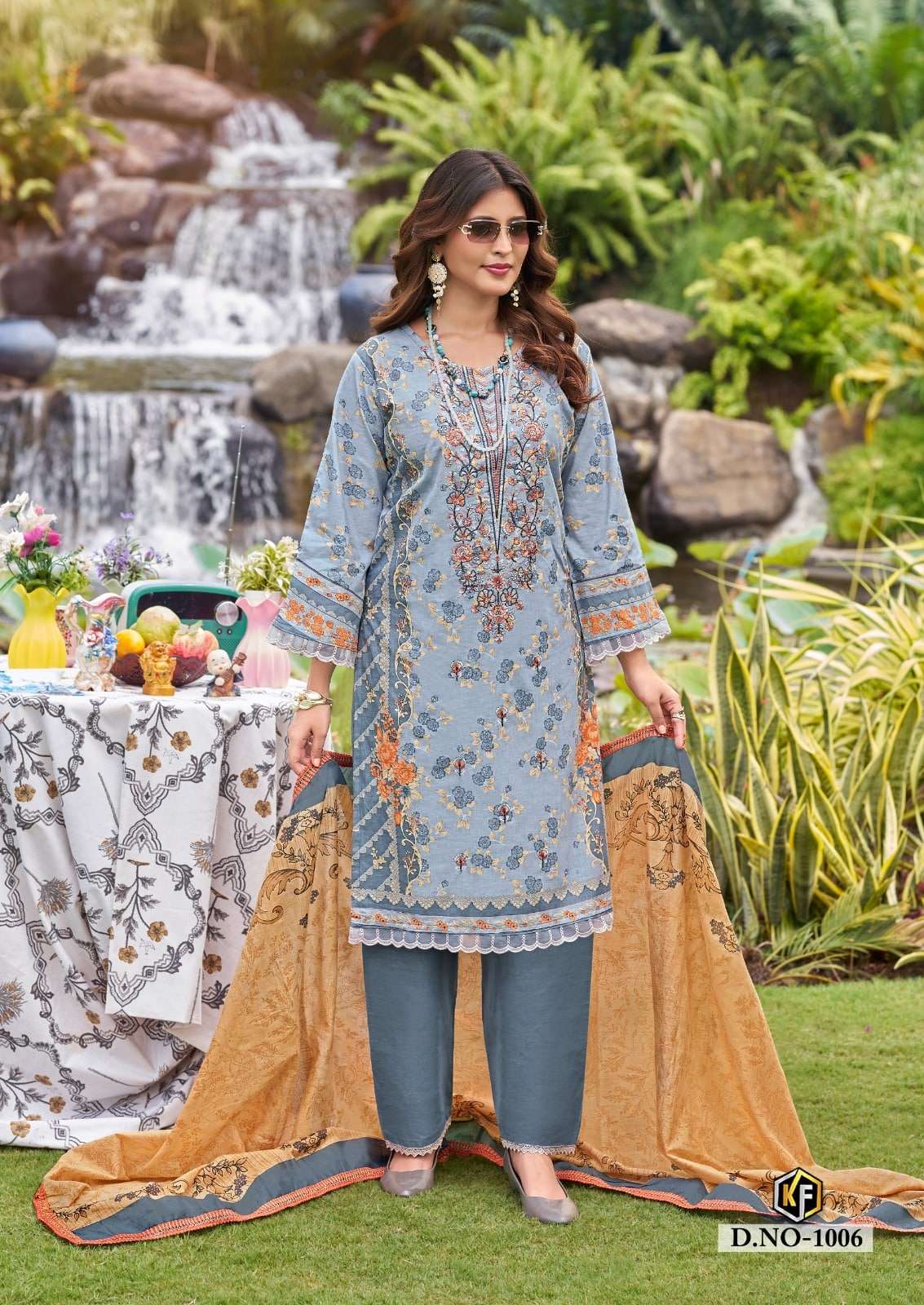 Keval Fab Naznin Cotton Printed Dress Material