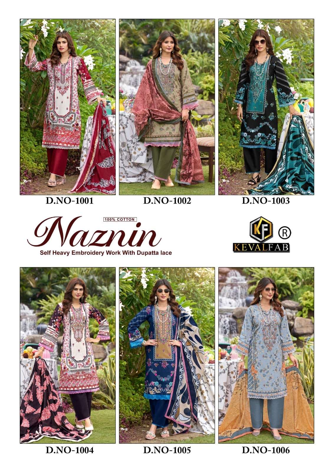 Keval Fab Naznin Cotton Printed Dress Material