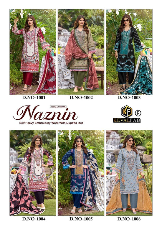 Keval Fab Naznin Cotton Printed Dress Material