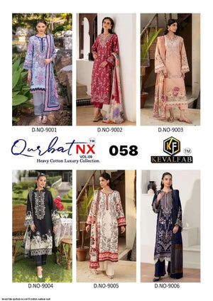 KEVAL FAB QURBAT NX VOL-09 Cotton Printed Salwar Suit Set