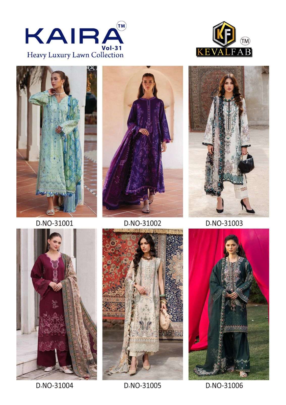 Keval Fab Kaira Vol-31 Cotton Printed Pakistani Suit