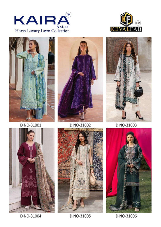 Keval Fab Kaira Vol-31 Cotton Printed Pakistani Suit