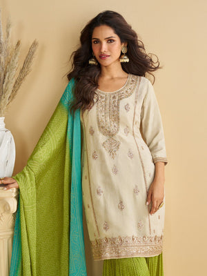 KF 10069 Chinon Silk Digital Printed Salwar Suit Set - Amrah Wholesale