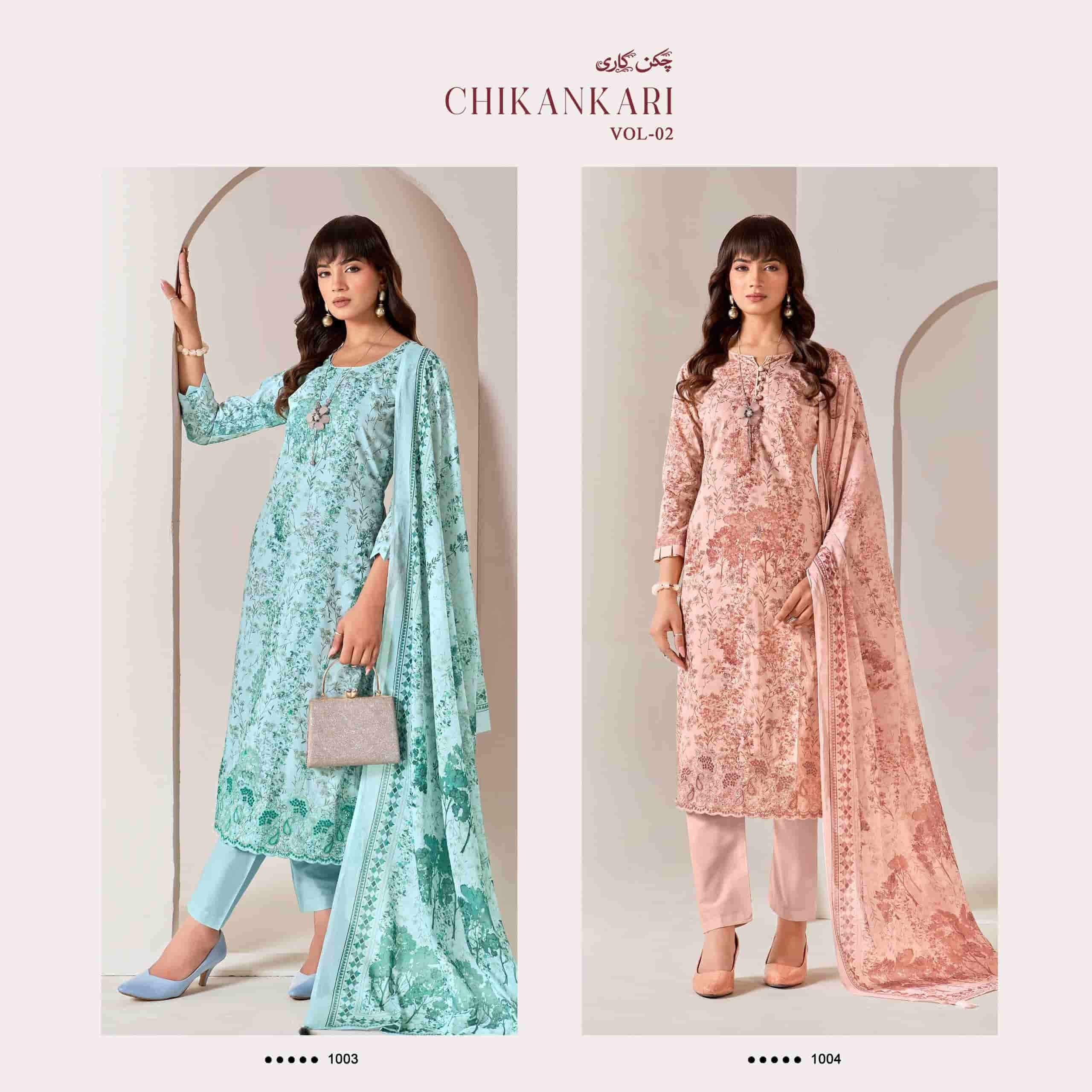 Khuda Bakhs Prints Chikankari Vol 2 Pure Pakistani Lawn Pakistani Suit