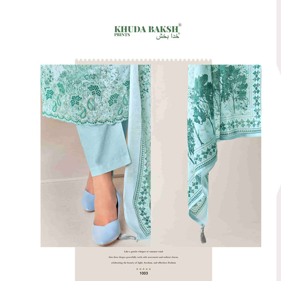 Khuda Bakhs Prints Chikankari Vol 2 Pure Pakistani Lawn Pakistani Suit